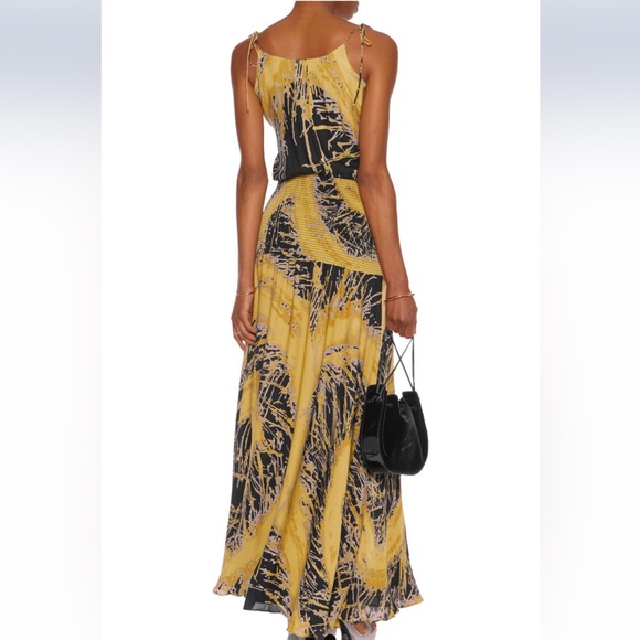 Halston Heritage Silk Maxi Dress - Picture 2 of 9